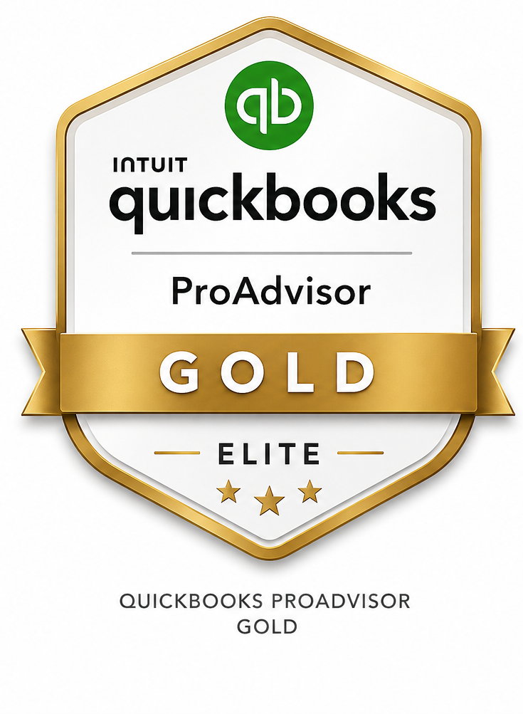 QuickBooks ProAdvisor Gold badge